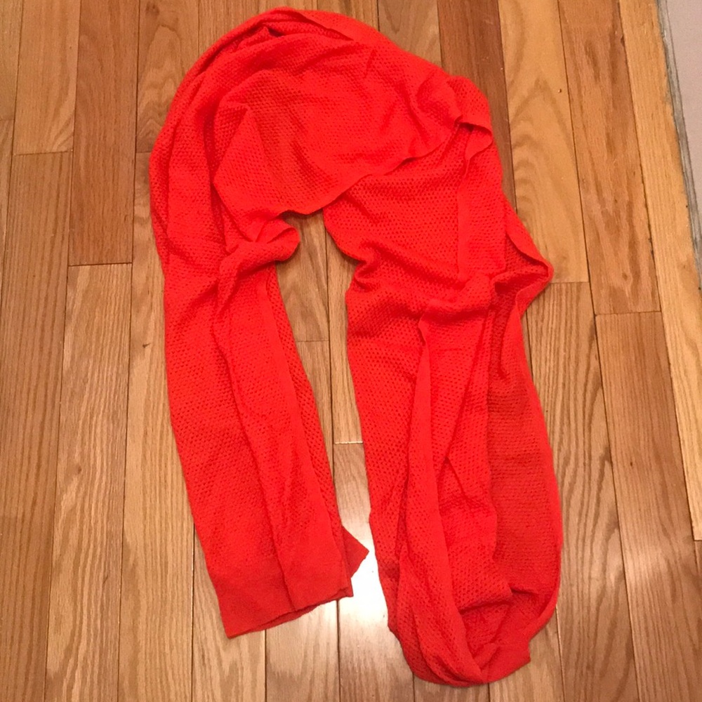 Bright tomato redial/orange Scarf